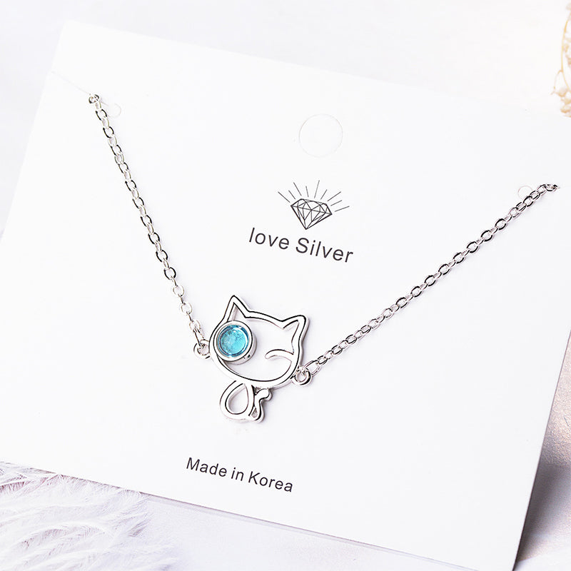 Wholesale Bracelet Crystal Kitten Bracelet Niche Design OLY-BT-XZS001